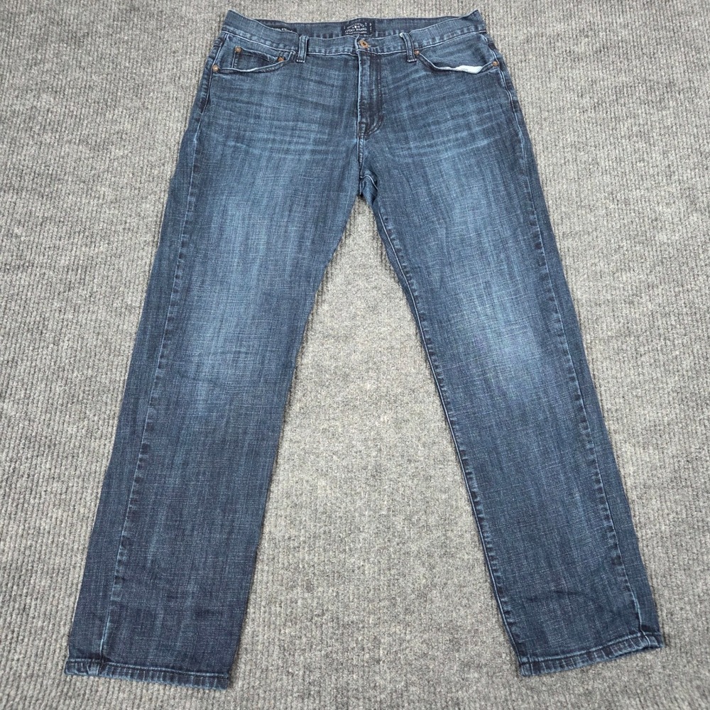 Lucky Brand 221‎ Original Straight Jeans Mens 36x32 Dark Wash Blue Denim 26721